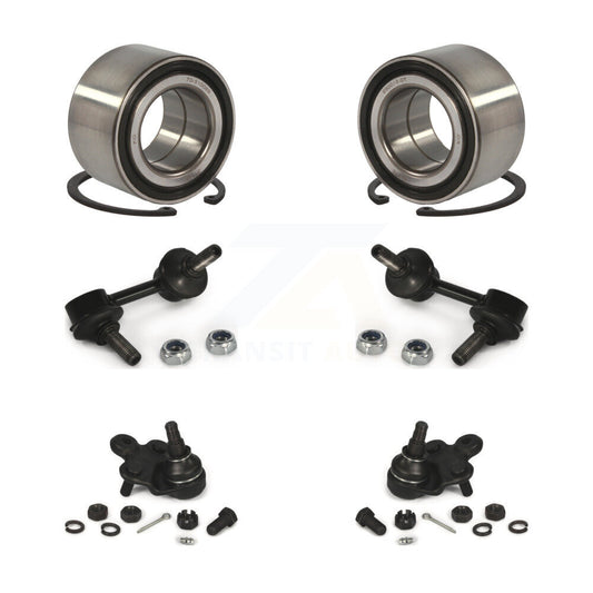 Bearing Lower Ball Joint & Link Front Kit (6Pc) For 06-11 Honda Civic 1.3L 1.8L