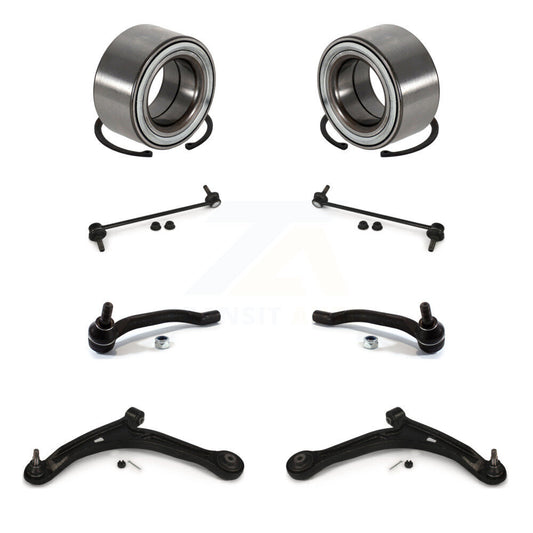 Bearing Lower Control Arm Outer Tie Rod Link Front Kit (8Pc) For Honda Pilot MDX