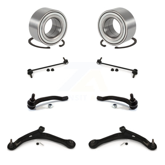 Bearing Lower Control Arm Outer Tie Rod Link Front Kit (8Pc) For Honda Pilot MDX