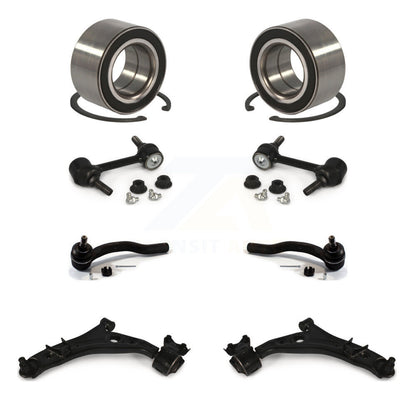 Bearing Lower Control Arm Outer Tie Rod & Link Front Kit (8Pc) For Ford Edge MKX