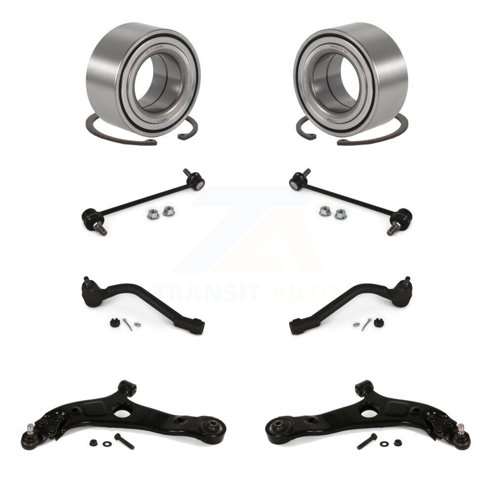 Bearing Lower Control Arm Outer Tie Rod End Link Front Kit (8Pc) For Kia Optima
