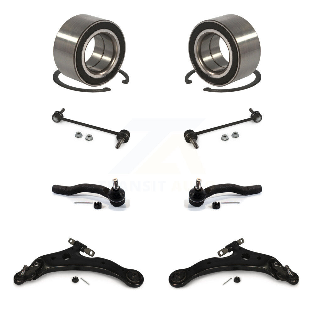 Bearing Lower Arm Outer Tie Rod End Link Front Kit (8Pc) For Toyota Camry Solara