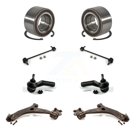 Bearing Lower Control Arm Outer Tie Rod Link Front Kit (8Pc) For Mazda 3 5 Sport