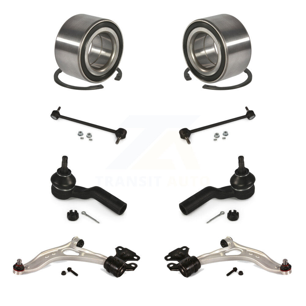 Bearing Lower Control Arm Outer Tie Rod End Link Front Kit (8Pc) For Ford Focus
