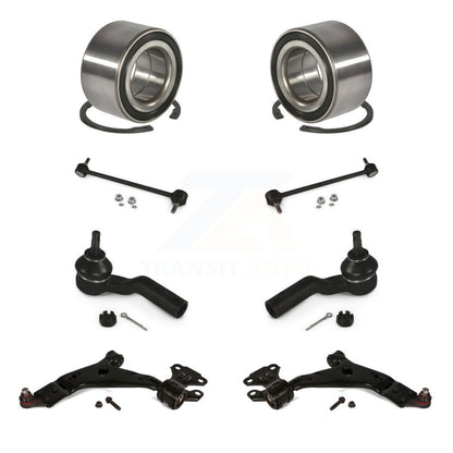 Bearing Lower Control Arm Outer Tie Rod End Link Front Kit (8Pc) For Ford Escape