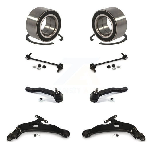 Bearing Lower Arm Outer Tie Rod Link Front Kit (8Pc) For 2004-2010 Toyota Sienna