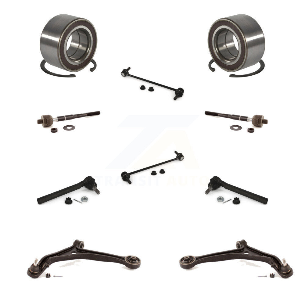 Bearing Lower Control Arm Outer Inner Tie Rod & Link Front Kit For Honda Odyssey
