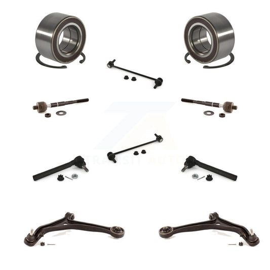 Bearing Lower Control Arm Outer Inner Tie Rod & Link Front Kit For Honda Odyssey