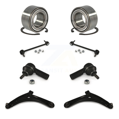 Bearing Lower Arm Outer Tie Rod & Link Front Kit (8Pc) For Mitsubishi Outlander