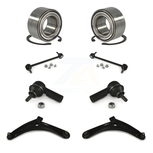 Bearing Lower Arm Outer Tie Rod & Link Front Kit (8Pc) For Mitsubishi Outlander