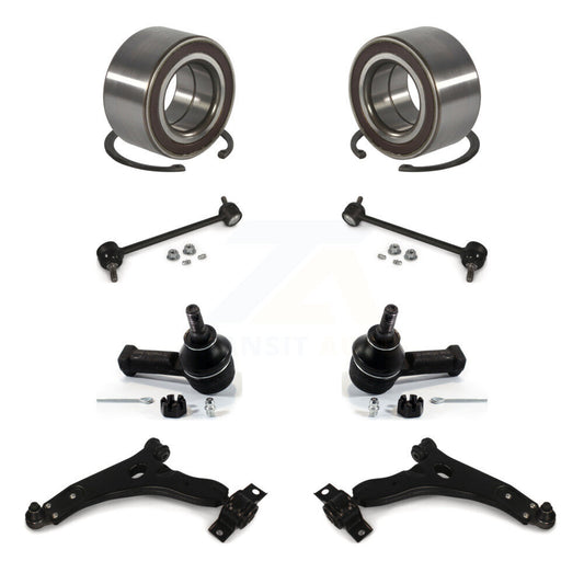 Bearing Lower Control Arm Outer Tie Rod End Link Front Kit (8Pc) For Ford Focus