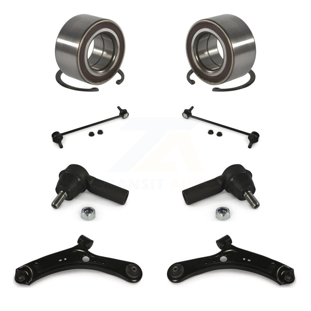 Bearing Lower Control Arm Outer Tie Rod End Link Front Kit (8Pc) For Suzuki SX4