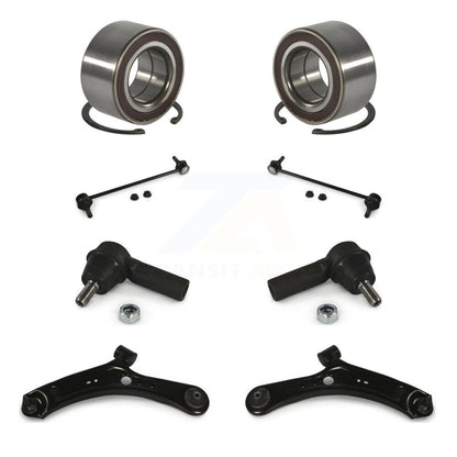 Bearing Lower Control Arm Outer Tie Rod End Link Front Kit (8Pc) For Suzuki SX4