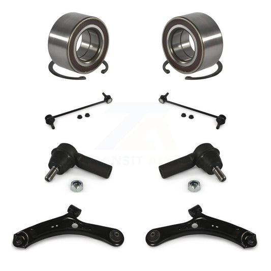 Bearing Lower Control Arm Outer Tie Rod End Link Front Kit (8Pc) For Suzuki SX4