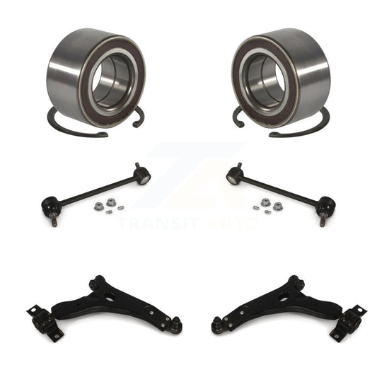 Bearing Lower Control Arm with Ball Joint Sway Bar Link Front Kit For Ford Focus