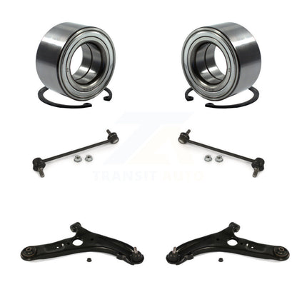 Bearing Lower Control Arm & Link Front Kit For Hyundai Elantra GT Veloster Coupe
