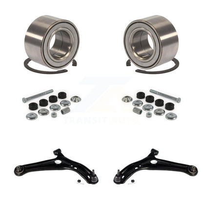 Wheel Bearing Lower Control Arm with Ball Joint & Link Front Kit For Toyota Echo