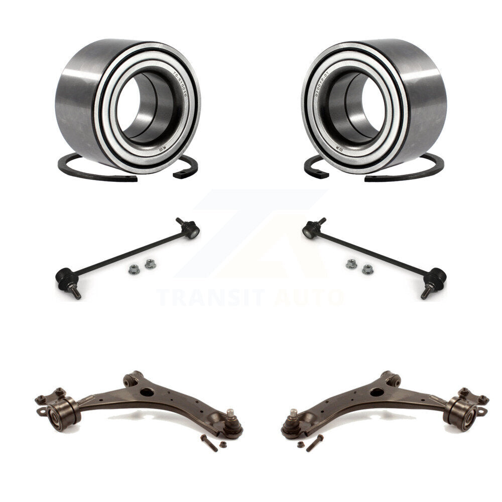 Bearing Lower Control Arm with Ball Joint & Sway Bar Link Front Kit For Mazda 3