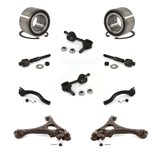 Bearing Lower Control Arm Outer Inner Tie Rod End Link Front Kit For Honda Civic