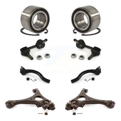 Bearing Lower Control Arm Outer Tie Rod End Link Front Kit (8Pc) For Honda Civic
