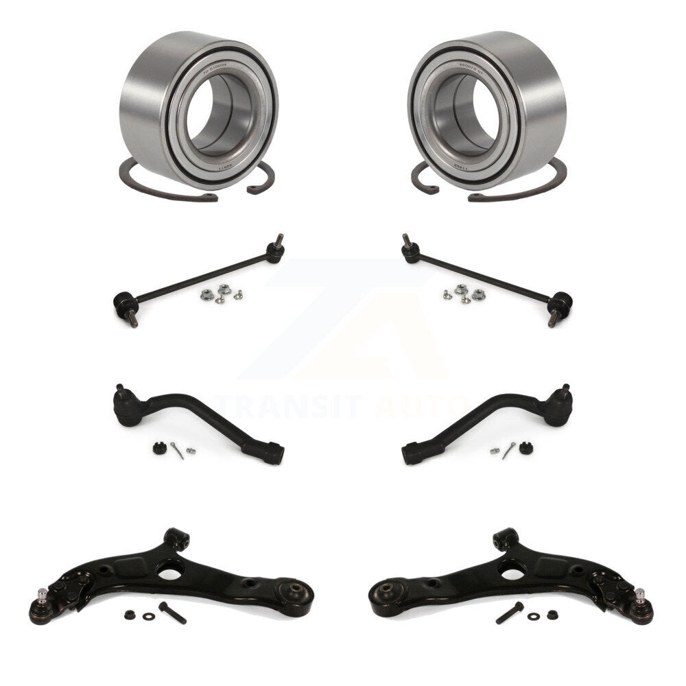 Bearing Lower Control Arm Outer Tie Rod End Link Front Kit (8Pc) For Kia Optima