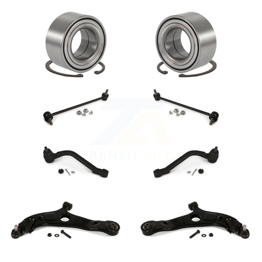 Bearing Lower Control Arm Outer Tie Rod End Link Front Kit (8Pc) For Kia Optima