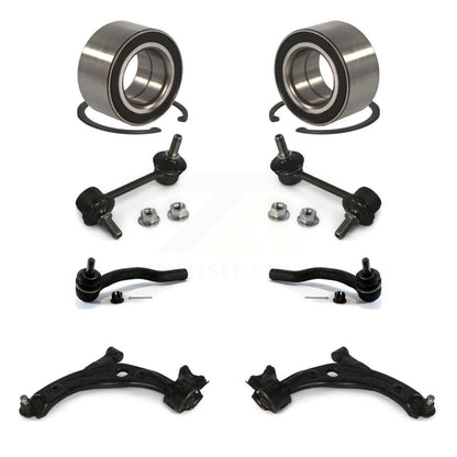 Bearing Lower Control Arm Outer Tie Rod End Link Front Kit (8Pc) For Mazda CX-7