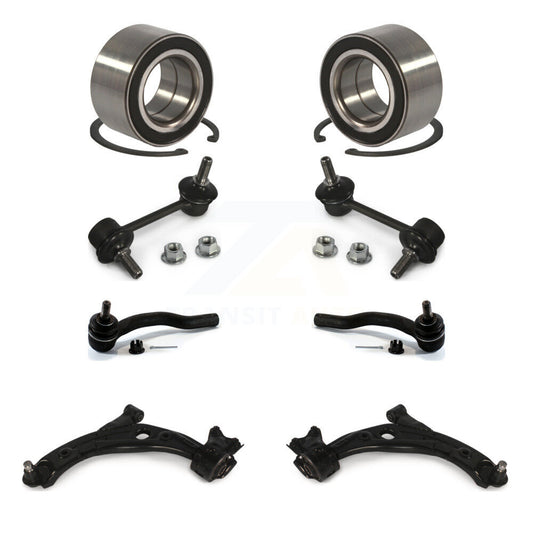 Bearing Lower Control Arm Outer Tie Rod End Link Front Kit (8Pc) For Mazda CX-7