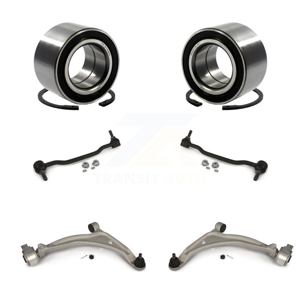 Bearing Lower Control Arm with BJ Link Front Kit (6Pc) For Nissan Altima Maxima
