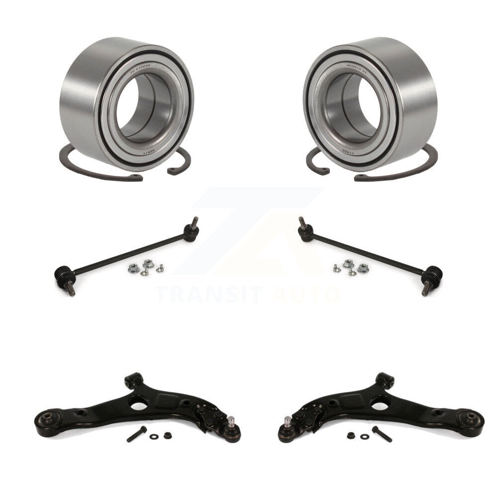 Bearing Lower Control Arm & Link Front Kit (6Pc) For 11-12 Kia Optima GAS engine