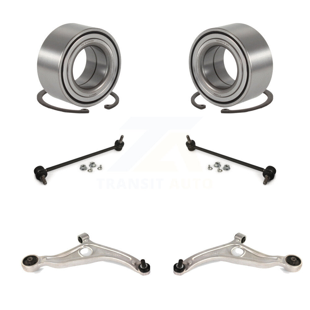 Bearing Lower Control Arm And Link Front Kit (6Pc) For Hyundai Sonata Kia Optima