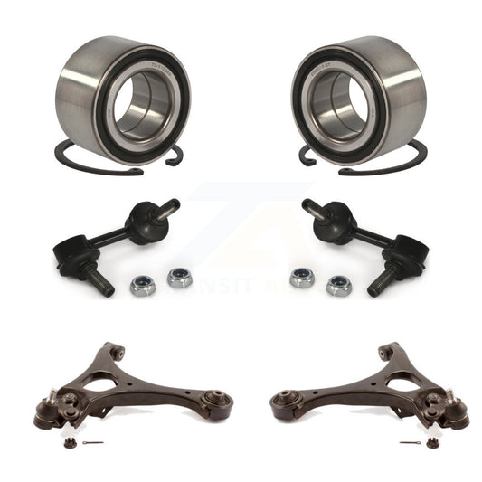 Bearing Lower Control Arm & Link Front Kit (6Pc) For 06-11 Honda Civic 1.3L 1.8L