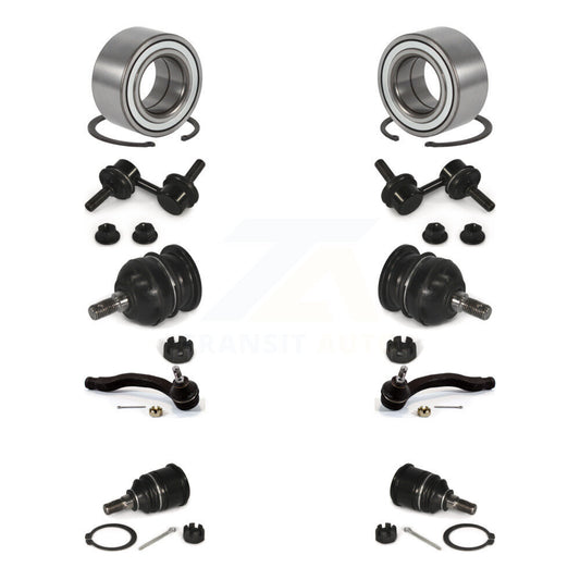 Bearing Upper Lower Ball Joint Outer Tie Rod Link Front Kit For 97-01 Honda CR-V