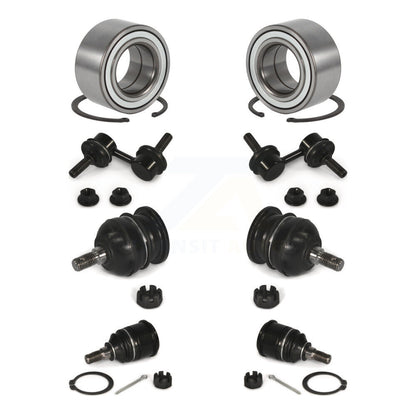 Bearing Upper Lower Ball Joint Sway Bar Link Front Kit For 1997-2001 Honda CR-V