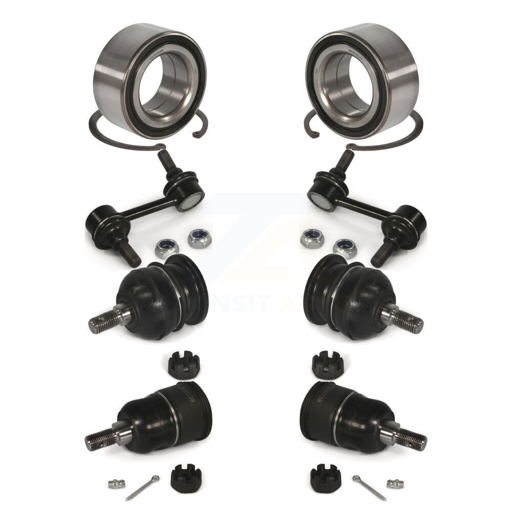 Bearing Upper Lower Ball Joint & Link Front Kit (8Pc) For Honda Accord Acura TSX
