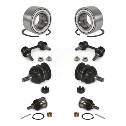 Bearing Upper Lower Ball Joint Link Front Kit (8Pc) For Honda Accord Acura TL CL