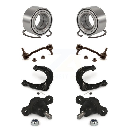 Bearing Lower Ball Joint Upper Arm Link Front Kit (8Pc) For 06-10 Hyundai Sonata