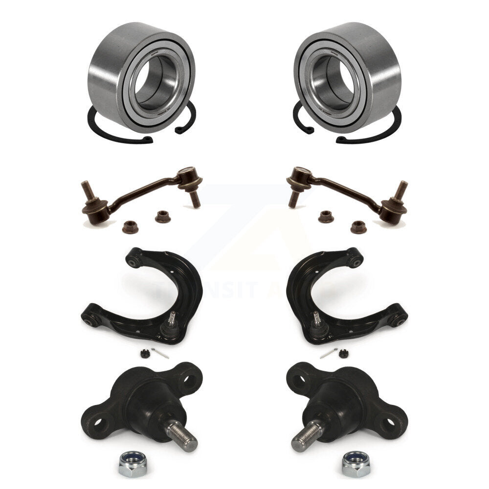Bearing Lower Ball Joint Upper Arm & Link Front Kit (8Pc) For Hyundai Azera Kia