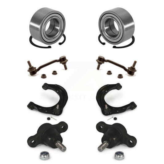 Bearing Lower Ball Joint Upper Arm & Link Front Kit (8Pc) For Hyundai Azera Kia
