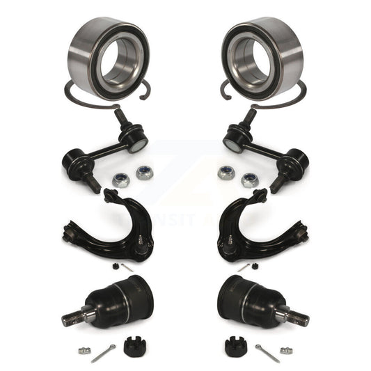 Bearing Lower Ball Joint Upper Arm & Link Front Kit (8Pc) For Honda Accord Acura