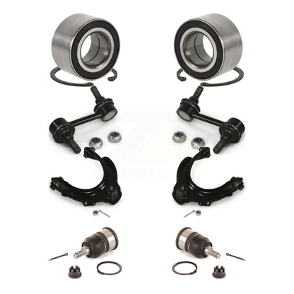 Bearing Lower Ball Joint Upper Arm & Link Front Kit (8Pc) For Honda Accord Acura