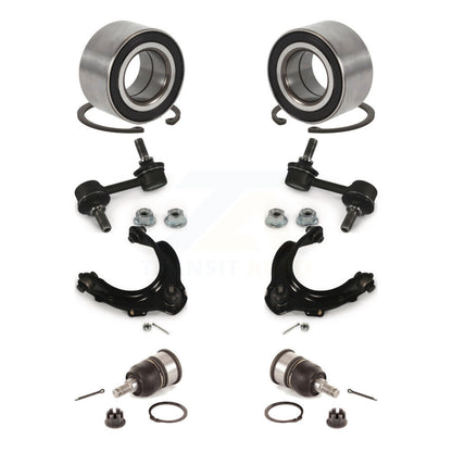 Bearing Lower Ball Joint Upper Control Arm Link Front Kit (8Pc) For Honda Accord