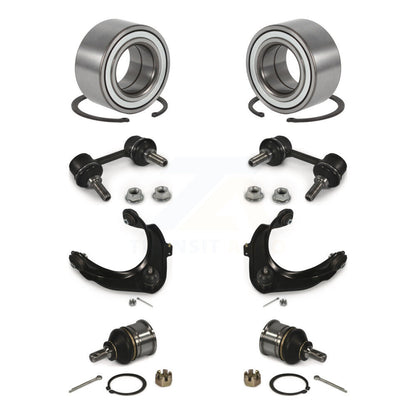 Bearing Lower Ball Joint Upper Control Arm Link Front Kit (8Pc) For Honda Accord