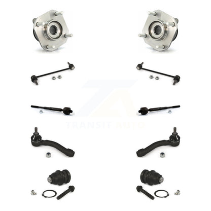 Bearing Lower Ball Joint Outer Inner Tie Rod & Link Front Kit For Nissan Sentra