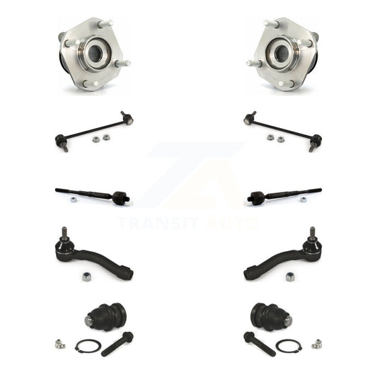 Bearing Lower Ball Joint Outer Inner Tie Rod & Link Front Kit For Nissan Sentra