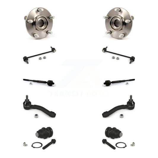 Bearing Lower Ball Joint Outer Inner Tie Rod & Link Front Kit For Nissan Sentra