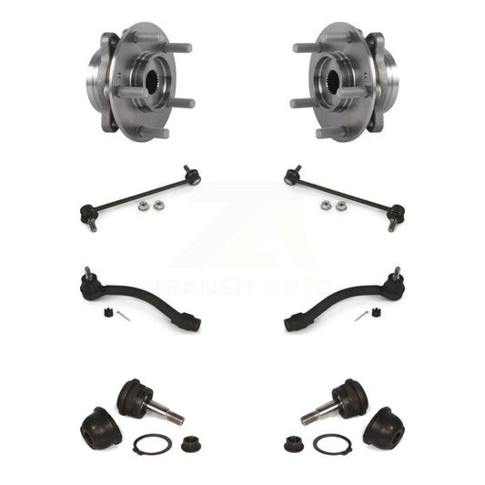 Bearing Lower Ball Joint Outer Tie Rod Link Front Kit For 17 Hyundai Elantra GT