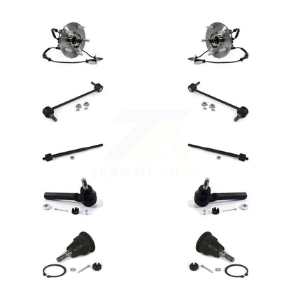 Bearing Lower Ball Joint Outer Inner Tie Rod & Link Front Kit (10Pc) For Dodge