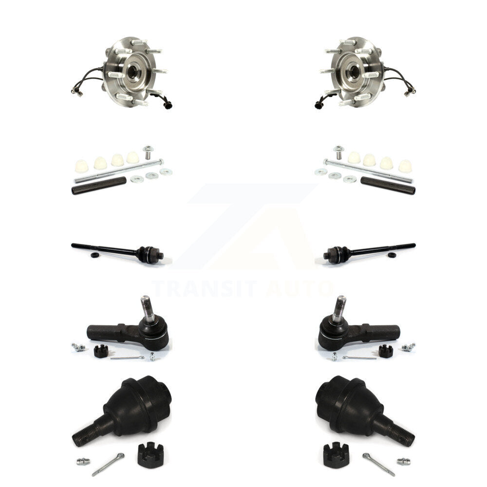 Bearing Lower Ball Joint Outer Inner Tie Rod Link Front Kit (10Pc) For GMC 2500