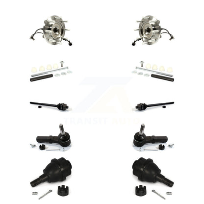 Bearing Lower Ball Joint Outer Inner Tie Rod Link Front Kit (10Pc) For GMC 2500
